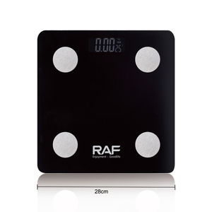 Balance de salle de bain numérique RAF étanche avec fonction tare pour la promotion personnelle, mesure du poids corporel et de la graisse corporelle R.10022 - Product Image 5
