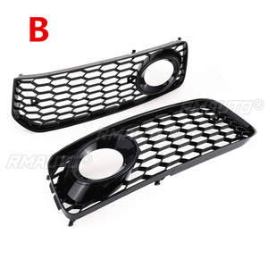 2x Nuevas Cubiertas de Faros Antiniebla Delanteros para Coche, Rejilla Hexagonal de Panal para Audi A5 S-Line/S5 B8 RS5 2008-2012, Rejillas de Carreras - Product Image 3