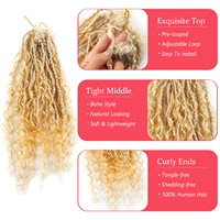 Extensions de Locs au Crochet Personnalisées en Cheveux Humains Mélangés de 10 Pouces – Fabricant d'Usine, Faible MOQ, Expédition Rapide