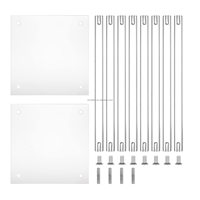 Support à fleurs en acrylique transparent JHMJ YKLHJ, centre de table pour mariage, vases décoratifs - Style romantique, taille et couleur personnalisables