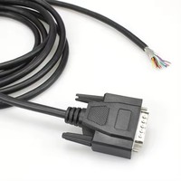 Elektronischer 9-Poliger 28AWG Mini-DIN 9-Pin MD9-Pin Stecker PVC/PBT-Isolierung zu Abisoliertem Verzinntem Kabelbaum
