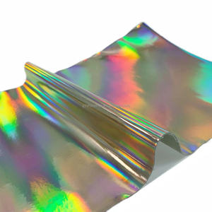 सुपर चिकनी 0.8 मिमी धातु चांदी दर्पण tpu सिंथेटिक fu pu चमड़े के फर्नीचर कुर्सियां बेल्ट सजावट 50 मीटर बुना हुआ समर्थन - Product Image 5