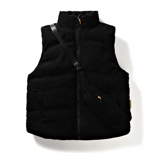 Gilet d'hiver en duvet de coton, vêtement de travail chaud pour l'extérieur, gilet de travail, vêtements de travail brodés, logo personnalisé, mode 2025, nouveauté - Product Image 3