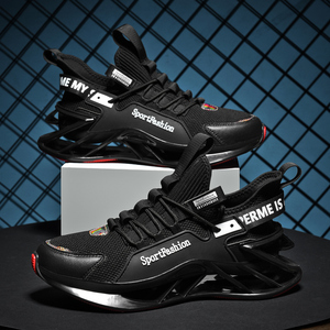 New High Quality Breathable Men's Shoes Red Sneakers Heightened <b>Plus</b> <b>Size</b> Walking Running Shoes for Men - Product Image 3