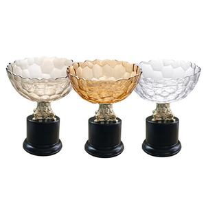 Grand trophée en verre de cristal de cadeau promotionnel et d'affaires de luxe - Product Image 2