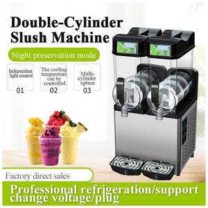 Machine à granita commerciale Shanyou SJ15X2, moteur 900W, capacité 15L*2 - Product Image 5