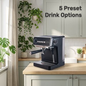 Machine à expresso semi-automatique intelligente <span class=keywords><strong>de</strong></span> haute qualité, multifonctionnelle, pour usage commercial, cafetière <span class=keywords><strong>italienne</strong></span>, système <span class=keywords><strong>de</strong></span> brassage 15 bars, pour voiture et camping-car - Product Image 5