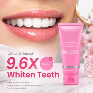 Pasta Dental Blanqueadora Intensiva con Sal Rosa del <span class=keywords><strong>Himalaya</strong></span> OEM/ODM, Sabor a Menta, con Flúor, Anticaries, 4.2 oz - Product Image 2
