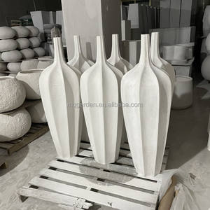 Macetas Grandes de Arcilla de Fibra para <span class=keywords><strong>Plantas</strong></span>, Macetero Alto de Interior <span class=keywords><strong>con</strong></span> <span class=keywords><strong>Plantas</strong></span> <span class=keywords><strong>Artificiales</strong></span>, Macetas Gigantes para Hotel y Centro Comercial - Product Image 5