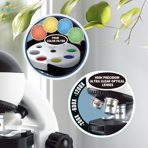 몬테소리 교육용 STEM 현미경 장난감 크리 에이 티브 DIY 어린이 과학 및 공학 실험 상자에 포장 - Product Image 2