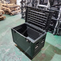 KKMARK Boîte à outils à coque dure HDPE détachable légère et étanche aux chocs ATA Utility Trunk Cable Cases
