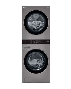Samsungs 27" <span class=keywords><strong>Bespoke</strong></span> 4,6 pi³ ft. Lave-linge intelligent AI monobloc avec hub de lavage et capacité de 7,6 pi³ Sèche-linge à gaz - Product Image 3