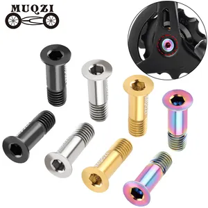 Muqzi xe đạp đường núi Derailleur ròng rọc vít M5 hợp kim titan phía sau Derailleur Jockey bánh xe bu lông