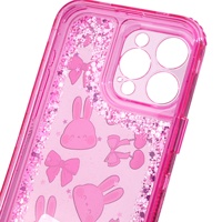 Étui de téléphone portable de luxe pour filles pour iphone 14 15 16 17 Fundas Protector De Celular Al Por Mayor 3 en 1 Glitter Painted Back Cover