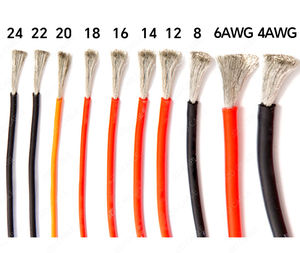 JZD OEM/ODM UL3239 200 ° C型錫メッキ銅線 2/4/6/8/10/12/14/16 AWG 家庭用電気照明用フレキシブルシリコンワイヤー配線 - Product Image 5