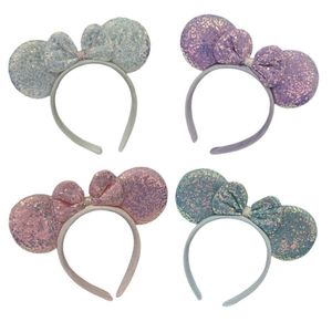 Fascia per capelli da festa con fiocco e fermaglio, accessorio per capelli con orecchie di <span class=keywords><strong>Topolino</strong></span> da sogno per bambini o adulti, carino. Accessori e Articoli per Feste. - Product Image 2