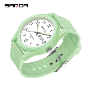 Montre Homme Casual SANDA <span class=keywords><strong>2022</strong></span> Nouvelle Montre à Quartz Mode Étanche 50M Montre-Bracelet pour Homme Horloge Antichoc Relogio Masculino 6088 - Product Image 4