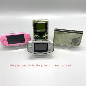 用于GB/GBC/GBA /PSP/3DS/2DS/PSV游戏机的透明塑料透明立管支架搁板橱窗柜台展示陈列柜