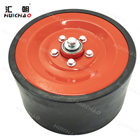 Ensemble de roue de jauge agricole OEM 10X5.5 de remplacement pour semoir/roue de jauge de profondeur/ensemble de roue de jauge