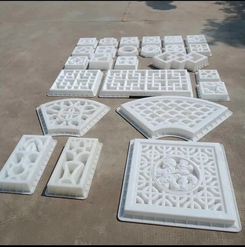 3d Art Fence Window Plastic Precast Concrete Block Molds Decorative Window Mouldings