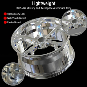 Mâm xe ZW Factory Direct Monoblock dành cho Nissan <span class=keywords><strong>370z</strong></span> 17 18 Jdm, hợp kim nhôm đúc 19 inch, mạ crôm, độ chế tạo riêng, 5x114.3 - Product Image 3