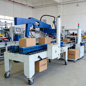 Sellador de cartón eléctrico totalmente automático, máquina de sellado de cajas plegables con solapa cerrada para roscar embalaje de Material de papel - Product Image 1