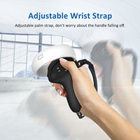 Housse de protection en silicone pour manette Meta Quest 2, protection pour contrôleur Oculus Quest 2, coque en caoutchouc souple