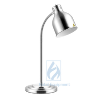 Lampe chauffante électrique pour aliments en fer, lampe chauffante pour buffet avec finition or rose pour utilisation en restaurant, vaisselle