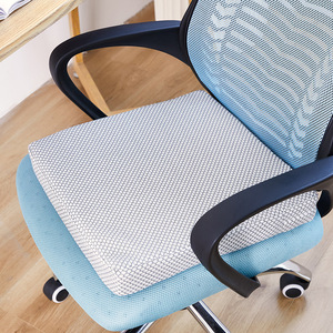 4D Air-Fiber Square Seat Cushion Backrest <b>Pad</b> Breathable Washable <b>Chair</b> Mat 5cm Thickness Summer Office Use - Product Image 3