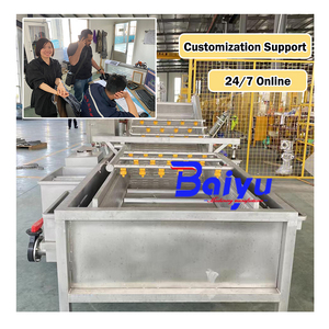 Baiyu Fruit Bubble Washing <strong>Machine</strong> 500kg Fruit Vegetable Drum Washing <strong>Machine</strong> Fruit Washing and <strong>Drying</strong> <strong>Machine</strong> - Product Image 3