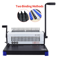 IDÉE CADEAU 21 Trous Peigne Manuel Reliure Machine Bureau Peigne Reliure Bobine Livre Reliure Machines Livre Reliure Machine