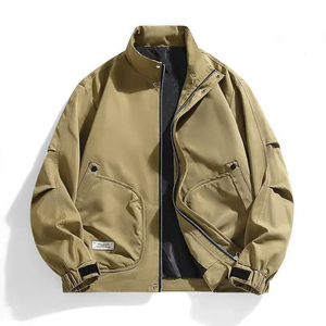 Chaqueta acolchada de poliéster personalizada para hombre, estilo americano, piloto, talla grande, gruesa, cálida, de béisbol, Primavera, Otoño e Invierno - Product Image 2