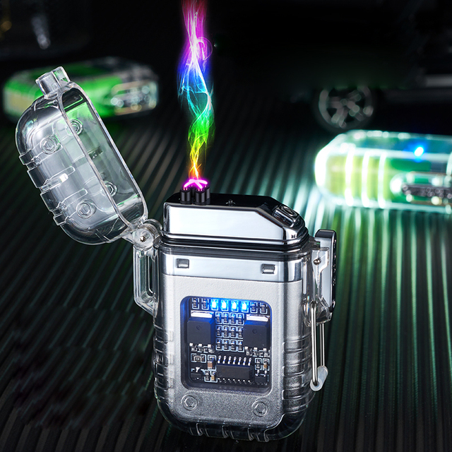 Hot Selling Touch Induction Rechargeable Flameless LED Lighter Usb Electronic Cigarette Lighters with Flashlight