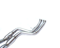 Système d'échappement ING en acier inoxydable, tube intermédiaire pour BMW M3 F80 M4 F82 SS304, section intermédiaire de tube égal, tube simple