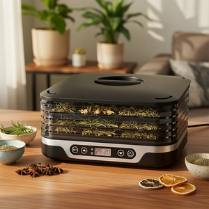 Deshidratador <span class=keywords><strong>de</strong></span> Alimentos con Control Electrónico <span class=keywords><strong>de</strong></span> Temperatura Mejorado y Pantalla Táctil, Deshidratador <span class=keywords><strong>de</strong></span> Alimentos Libre <span class=keywords><strong>de</strong></span> BPA - Product Image 6