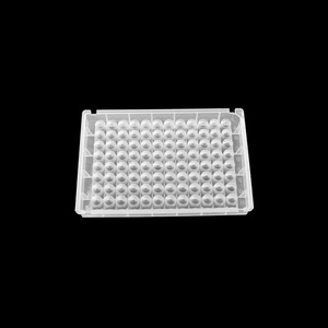 จานไมโครเพลท Yongyue Medical Deep Well ขนาด 0.5 มล. 96 หลุมสี่เหลี่ยม ฐานทรงกรวย ฆ่าเชื้อได้ สำหรับห้องปฏิบัติการ - Product Image 2