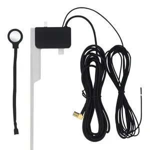 DAB <span class=keywords><strong>Antenne</strong></span> Voiture Radio Signal Amplificateur GSM Patch <span class=keywords><strong>Antenne</strong></span> DAB + Voiture Verre Montage Pare-Brise Adaptateur MCX Plug - Product Image 2