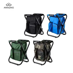 Beach Chair Cooler Bag 3 In 1 Multi-Function Outdoor Cooler Bag Chair Foldable Cooler Chair Backpack Fishing Backpack