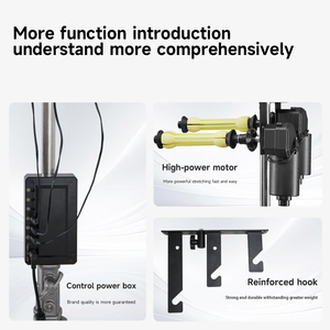 استوديو تصوير 2/3/أسطوانة نظام دعم خلفية يعمل بمحرك كهربائي مع وحدة تحكم عن بعد لاسلكية للمسلين - Product Image 6