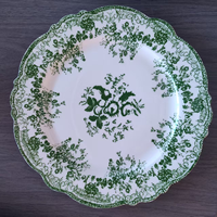 Assiette à dîner en céramique style Morandi multicolore à petites fleurs, vaisselle en porcelaine fine, pour mariage, compatible lave-vaisselle