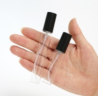 Grosir 2ml 3ml 5ml 10ml kecil kosong semprot isi ulang parfum Tester perjalanan ramping kaca sampel botol parfum