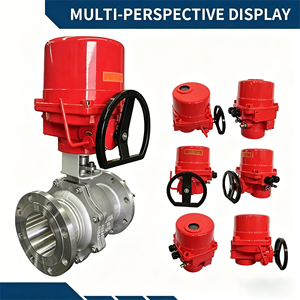 Actuador de válvula eléctrico tipo On/Off con motor de inducción de jaula de ardilla, protector térmico, <span class=keywords><strong>calentador</strong></span> a prueba de humedad y anticondensación - Product Image 3