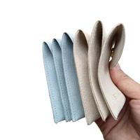 Sac d'emballage en microfibre velours avec bouton-pression pour bijoux, pendentifs, bagues, clés, anti-poussière, vente en gros d'usine
