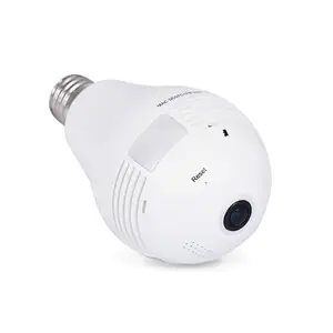 light socket bulb security camera 360 degree for family indoor and outdoor Wireless E27 light bulb camera