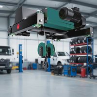 Palans électriques à câble métallique de 10 tonnes, nouvelle conception de haute technologie, style européen, pour entrepôts à faible hauteur de plafond