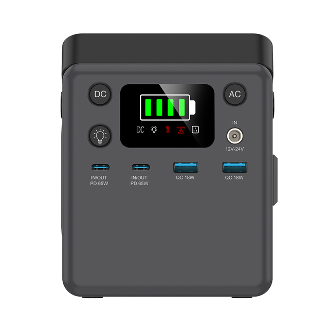Ultra-Portable 100W Solar Rechargeable Pure Sine Wave MPPT Power Station with AC/DC/USB Ports for Camping & Outdoor Use