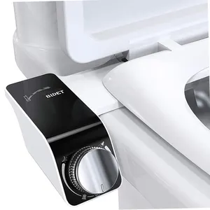 Cold And Hot Water Toilet Bidet Attachment Self-Clean Dual Nozzle Non-Electric Mechanical