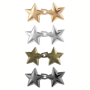 Boucles de pantalon ajustables, clips de serrage de taille sans <span class=keywords><strong>couture</strong></span>, clips pour pantalon, serre-taille étoile - Product Image 1