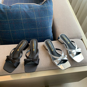 Sandalias de Verano para Mujer, Talla Grande 41-45, Estilo Francés, Punta Abierta, Tacón Grueso, Antideslizantes, Anchas, Modelo 3066-35 - Product Image 3