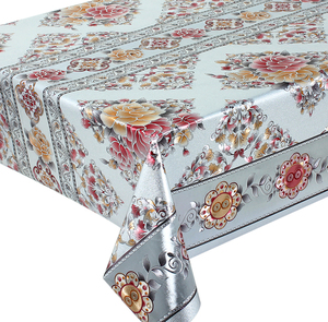 <span class=keywords><strong>Tovaglia</strong></span> di Lusso Impermeabile all'Ingrosso, Copritavolo in PVC Dorato con Effetto 3D in Rilievo <span class=keywords><strong>per</strong></span> Cene e Picnic - Product Image 6